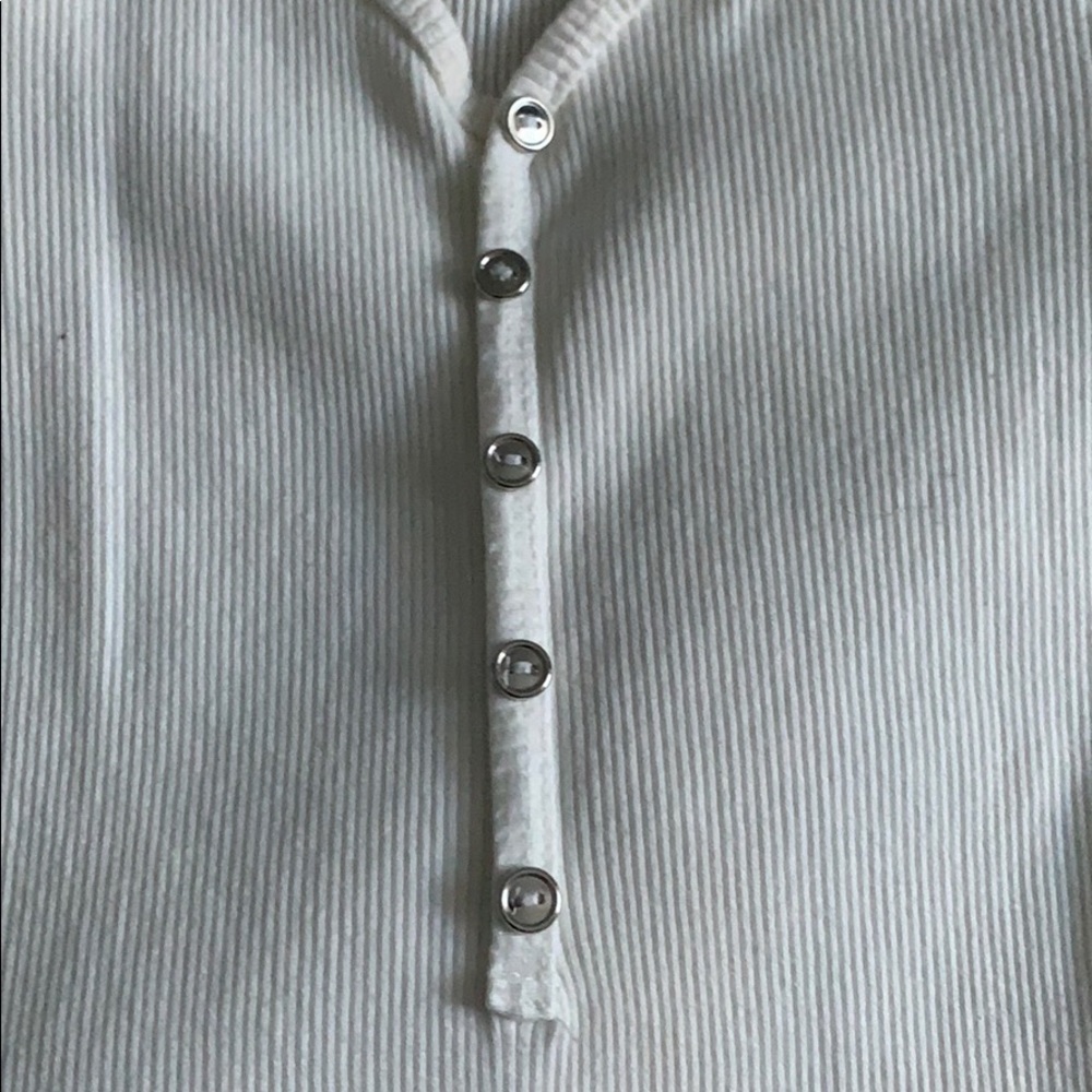 Off Shoulder Ribbed Bodysuit - Picture 3 of 5